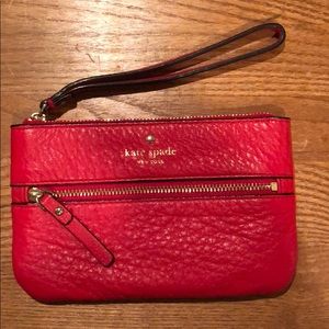 NWOT Kate Spade✨ red wristlet